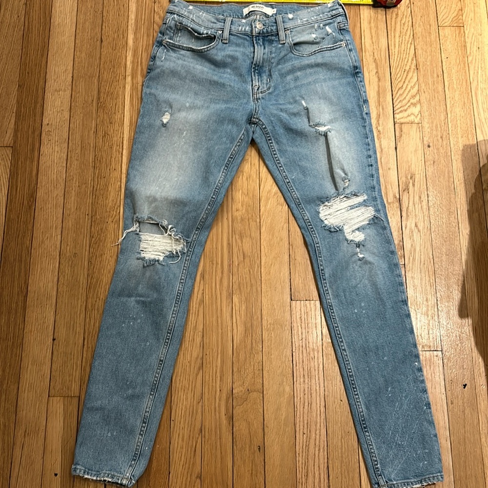 Hudson Zack Ripped Skinny Jeans Size (31)